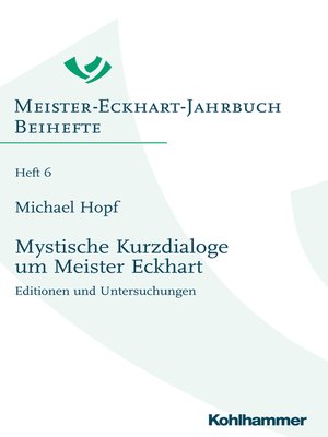 cover image of Mystische Kurzdialoge um Meister Eckhart